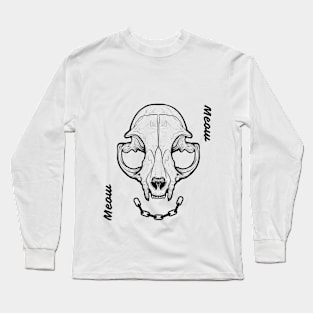 Meow / BLACK / Long Sleeve T-Shirt